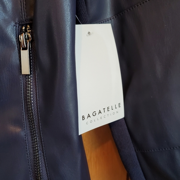 Bagatelle Faux Leather and Suede Jacket - Picture 5 of 8